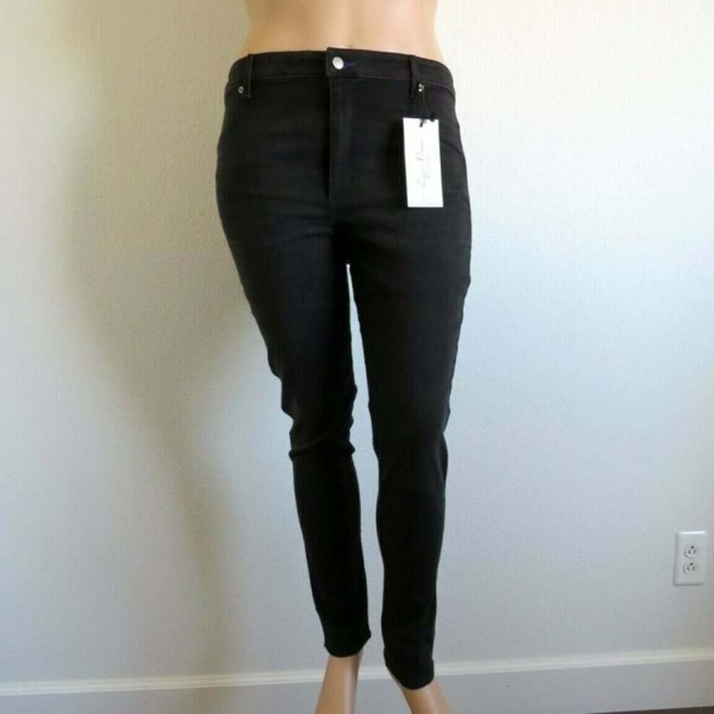 LYN ROE Women's Jeans Mid‎ Rise Jean Jegging Size 10 R NWT - Picture 4 of 7